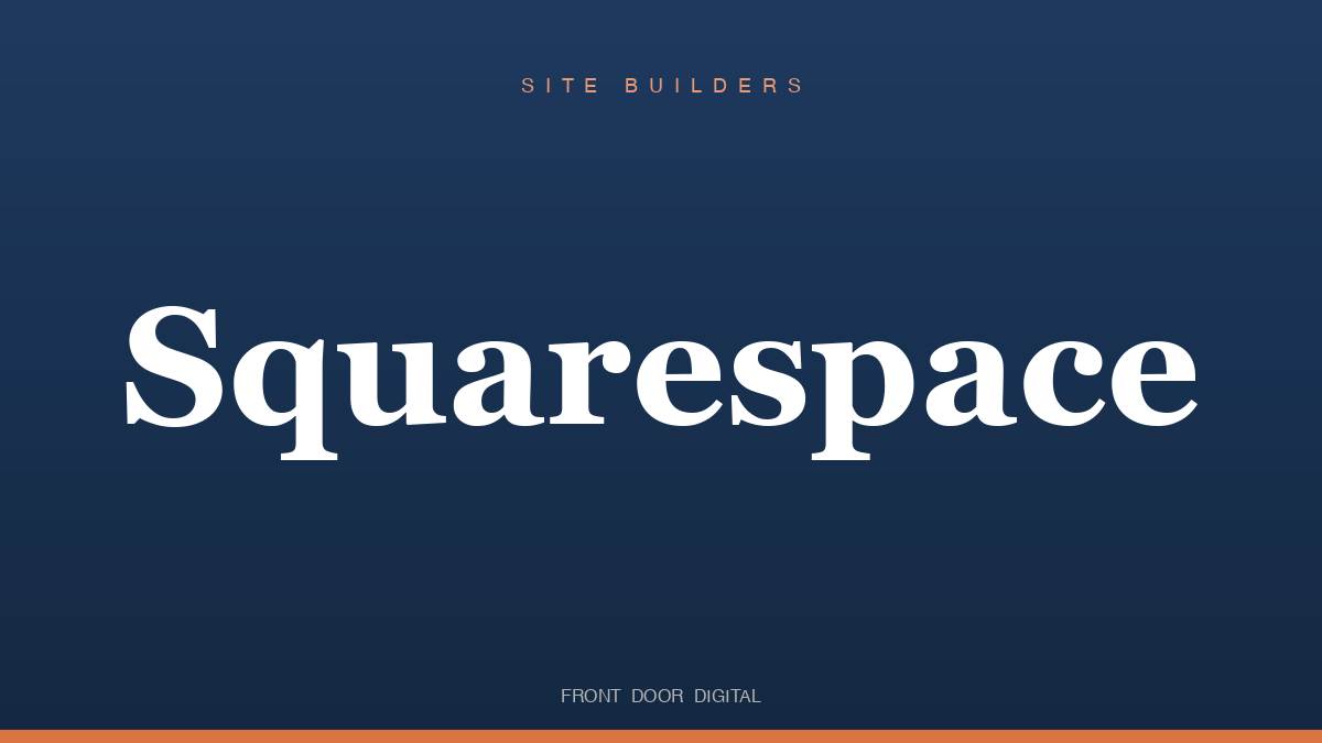 Squarespace title card